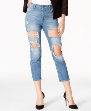 Dl 1961 Goldie Shredded Wash Ripped Boyfriend Jeans