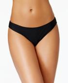 Hula Honey Solid Cheeky Bikini Bottoms Women's Swimsuit