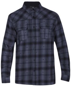 Hurley Men's Harper Geo Plaid Shirt