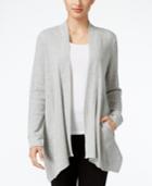 Style & Co. Open-front Waffle-knit Cardigan, Only At Macy's