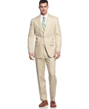 Michael Kors Suit, Natural Linen