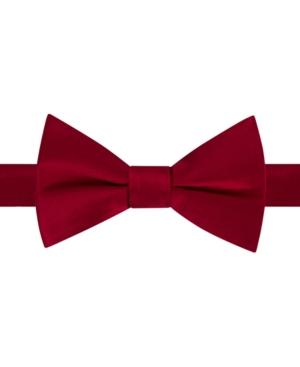 Tommy Hilfiger Men's Solid Pre-tied Silk Bow Tie