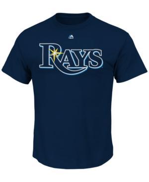 Majestic Men's Tampa Bay Rays Team Wordmark T-shirt
