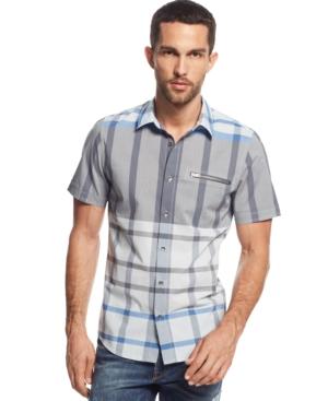 Guess Men's Cannon Plaid Shirt