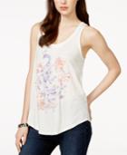 Lucky Brand Peacock Graphic Tank Top