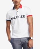 Tommy Hilfiger Men's Mario Custom-fit Logo-print Polo