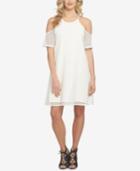 1.state Perforated Cold-shoulder Dress