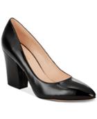 Nine West Scheila Block-heel Pumps Women's Shoes