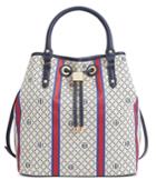 Tommy Hilfiger Hannah Diamond Jacquard Drawstring Bag
