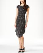 Style & Co. Asymmetrical Metallic Fireworks Dress, Only At Macy's
