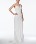 Adrianna Papell Tiered Lace Gown