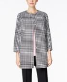 Charter Club Grid-print Topper Jacket, Only At Macy's