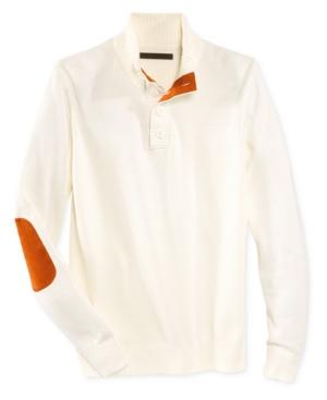 Sean John Men's Twist Button Sweater
