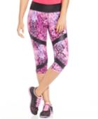 Material Girl Active Juniors' Printed Cropped Leggings, Only At Macy's