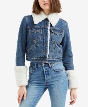 Levi's Styled Fleece Trucker Denim Jacket
