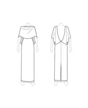 Customize: Switch To Maxi Length - Fame And Partners Low-back Overlay Maxi Dress