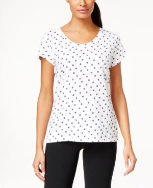 Style & Co. Sport Petite Printed T-shirt, Only At Macy's