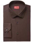 Alfani Red Men's Slim-fit Square-dot Print Dress Shirt, Created For Macy's