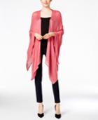 Echo Solid Open-front Poncho