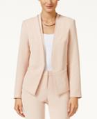 Vince Camuto Collarless Open-front Blazer