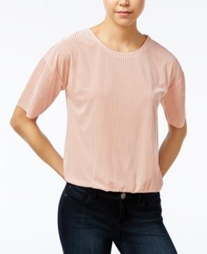 One Hart Juniors' Ribbed Velvet Top