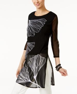 Alfani Long Illusion Tunic, Only At Macy's