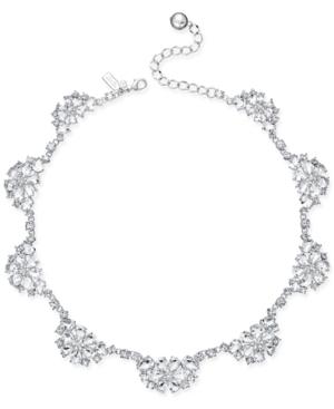 Kate Spade New York Silver-tone Crystal Scalloped Collar Necklace