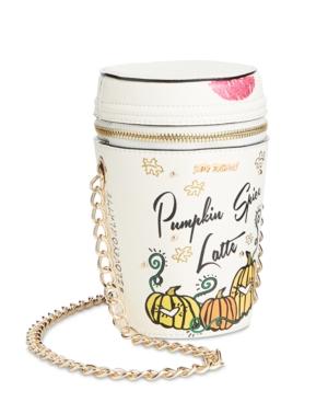 Betsey Johnson #basic Pumpkin Spice Latte Mini Crossbody