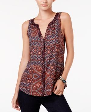 Sanctuary Craft Mixed-print Blouse