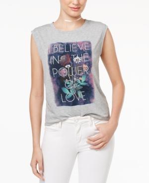 Beauty And The Beast Juniors' High-low Graphic T-shirt