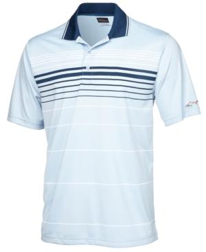Greg Norman For Tasso Elba Men's Links Striped Polo, Created For Macy's