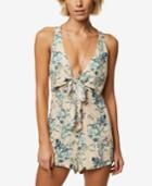 O'neill Juniors' Veda Plunging Printed Romper