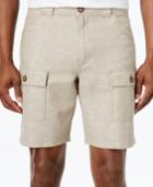 Tasso Elba Men's Linen-blend 10 Cargo Shorts, Created For Macy's