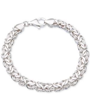 Giani Bernini Byzantine Link Bracelet In Sterling Silver, Created For Macy's