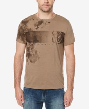 Buffalo David Bitton Men's Splatter Logo-print T-shirt