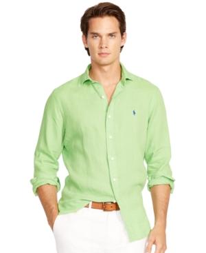 Polo Ralph Lauren Men's Linen Estate Shirt