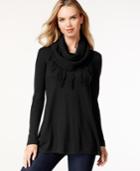 Style & Co. Infinity-scarf Sweater, Only At Macy's
