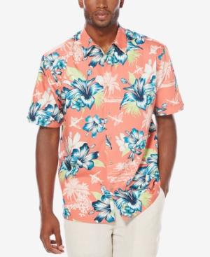 Cubavera Men's 100% Floral-print Shirt
