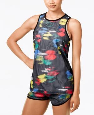 Puma Printed Mesh Racerback Tank Top