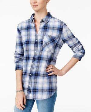 Polly & Esther Juniors' Plaid Flannel Shirt