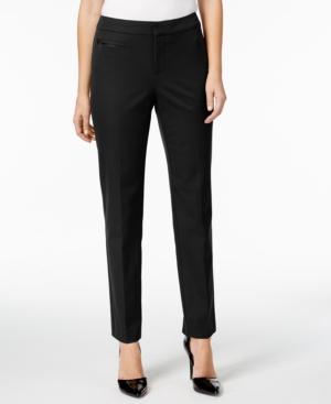 Charter Club Tummy-control Zip-pocket Pants, Created For Macy's