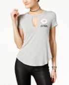 Belle Du Jour Juniors' Donut Even Graphic T-shirt