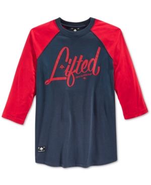 Lrg Men's Rc Graphic-print Raglan-sleeve Logo T-shirt