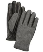 Ryan Seacrest Distinction Men's Mixed-media Gloves, Created For Macy's