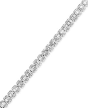 Diamond Baguette Tennis Bracelet (3 Ct. T.w.) In 14k White Gold
