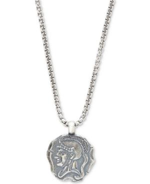 Degs & Sal Men's Spartan Pendant Necklace In Sterling Silver