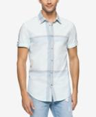 Calvin Klein Jeans Men's Chalky Print Plaid Shirt