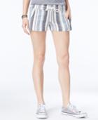 Roxy Juniors' Yarn Dye Striped Shorts