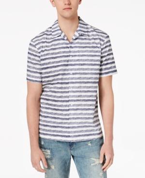 American Rag Men's Watercolor Stripe Shirt, Created For Macy's