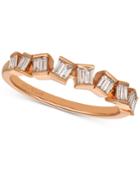 Le Vian Diamond Baguette Ring (1/4 Ct. T.w.) In 14k Rose Gold